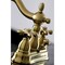 Kingston Brass KB1607AX Heritage 4" Centerset Bathroom Faucet, Brushed Brass KB1607AX - alternate 6